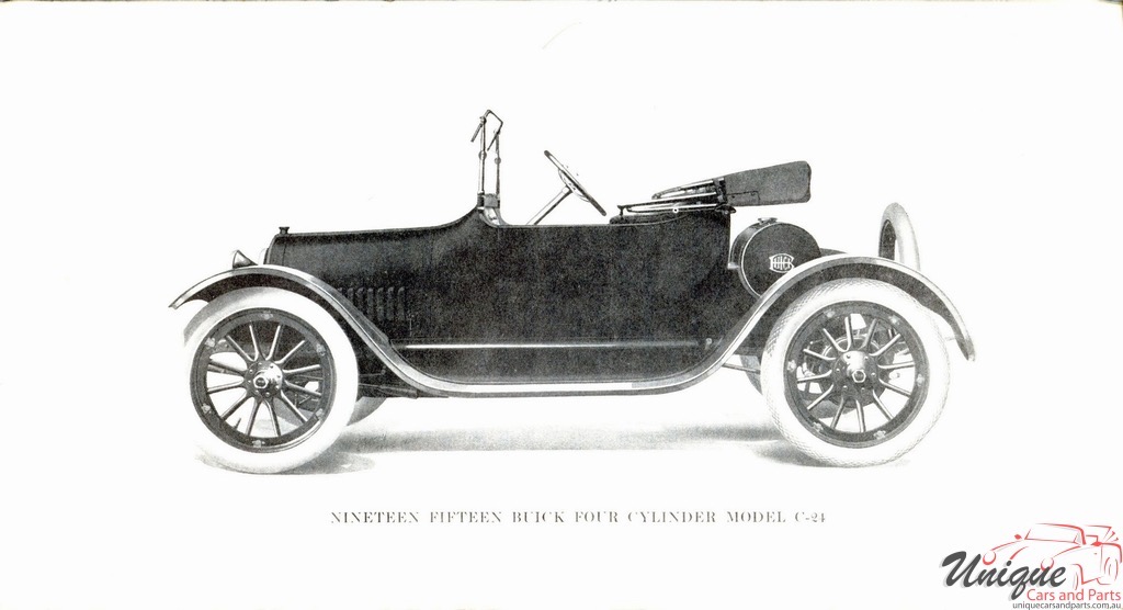 1915 Buick Specifications Folder Page 7